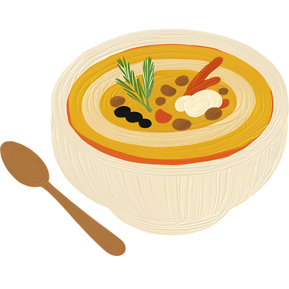 spicy vegetable soup png