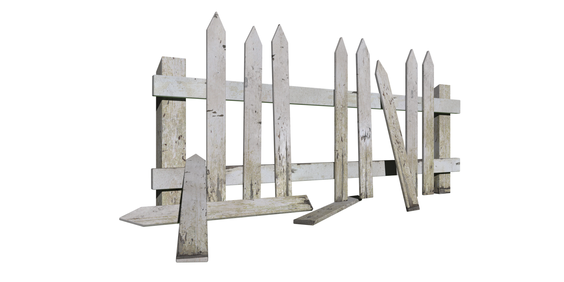 Old White Picket Fence png