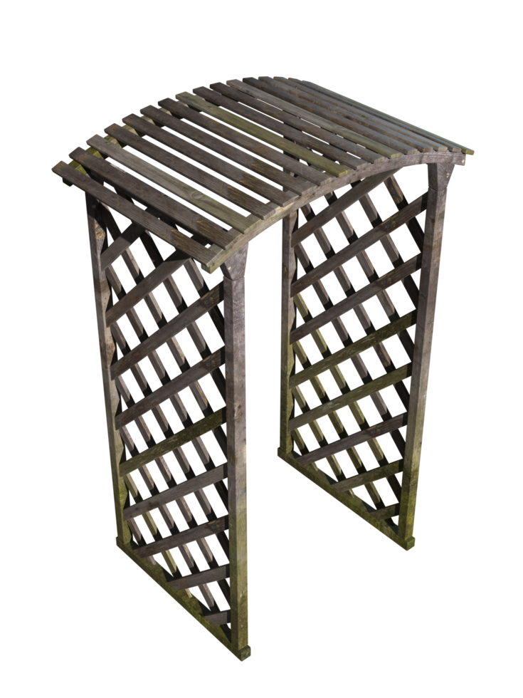 Wooden Garden Archway png