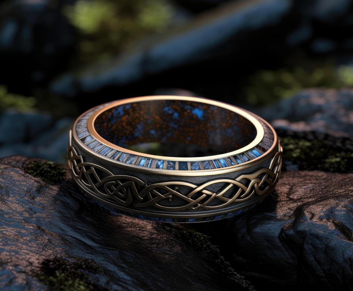 Intricate Celtic Knot Bangle photo