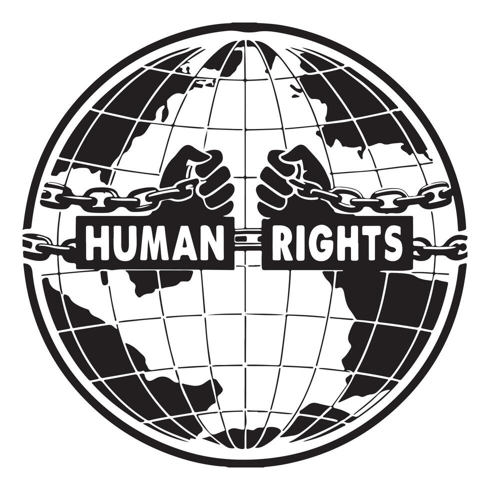 Human Rights advocacy. vector