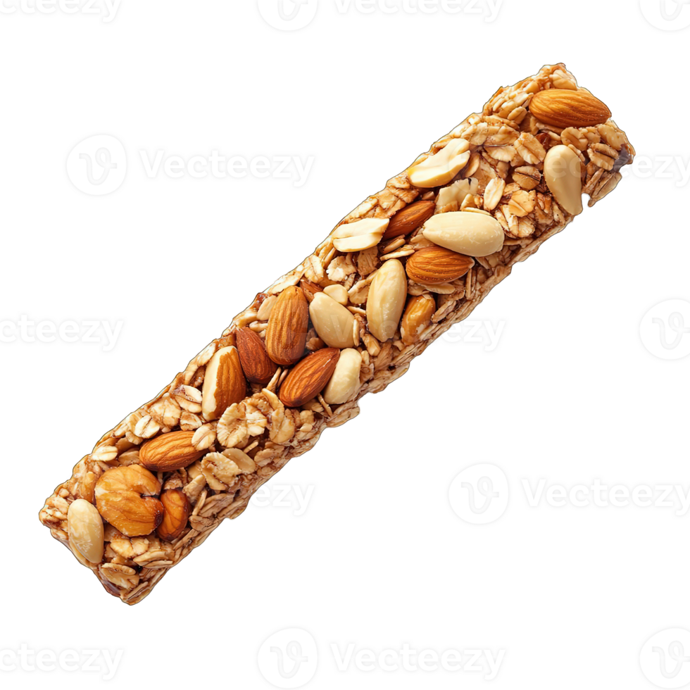 Nut Bar on transparent BG png