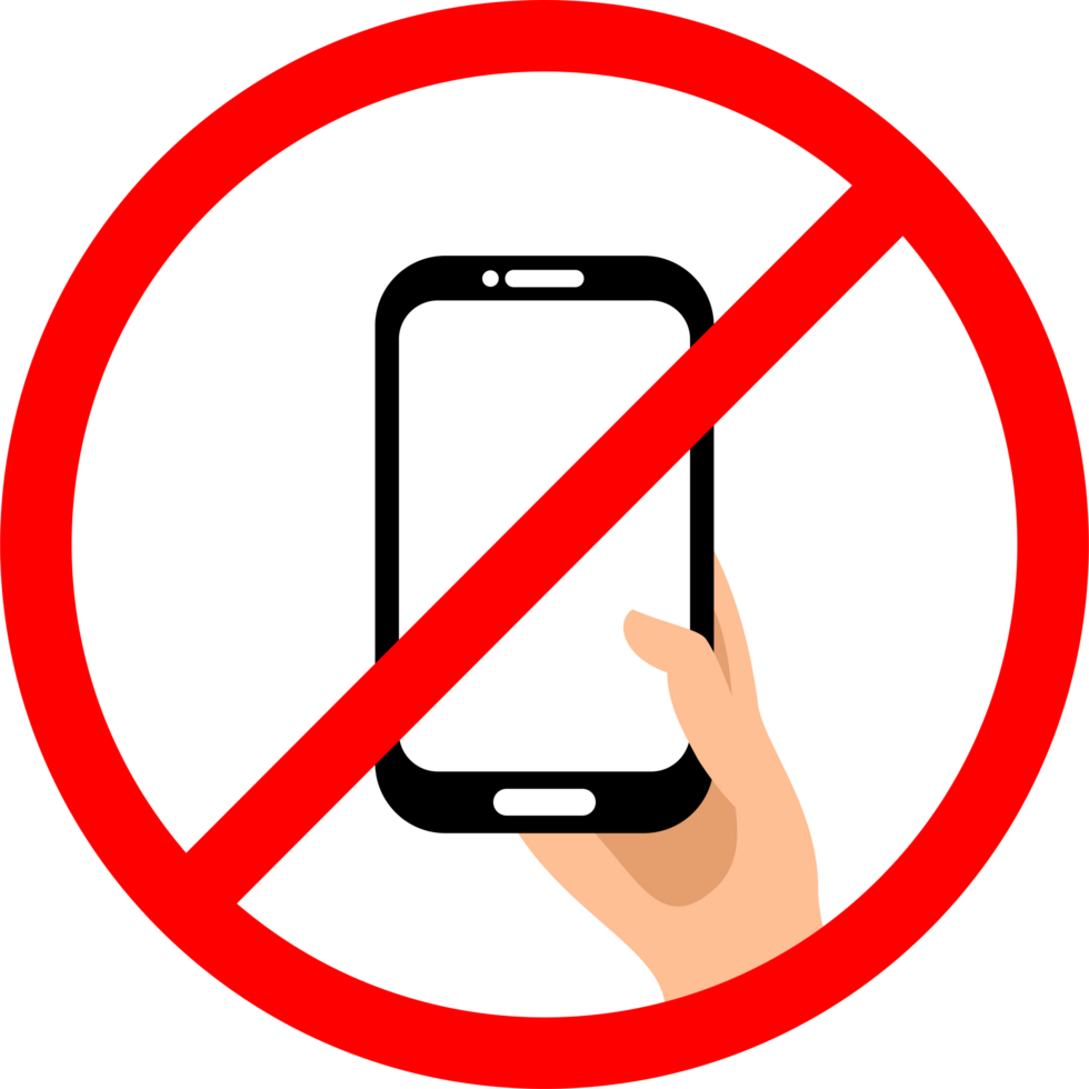 no mobile phone warning sign png