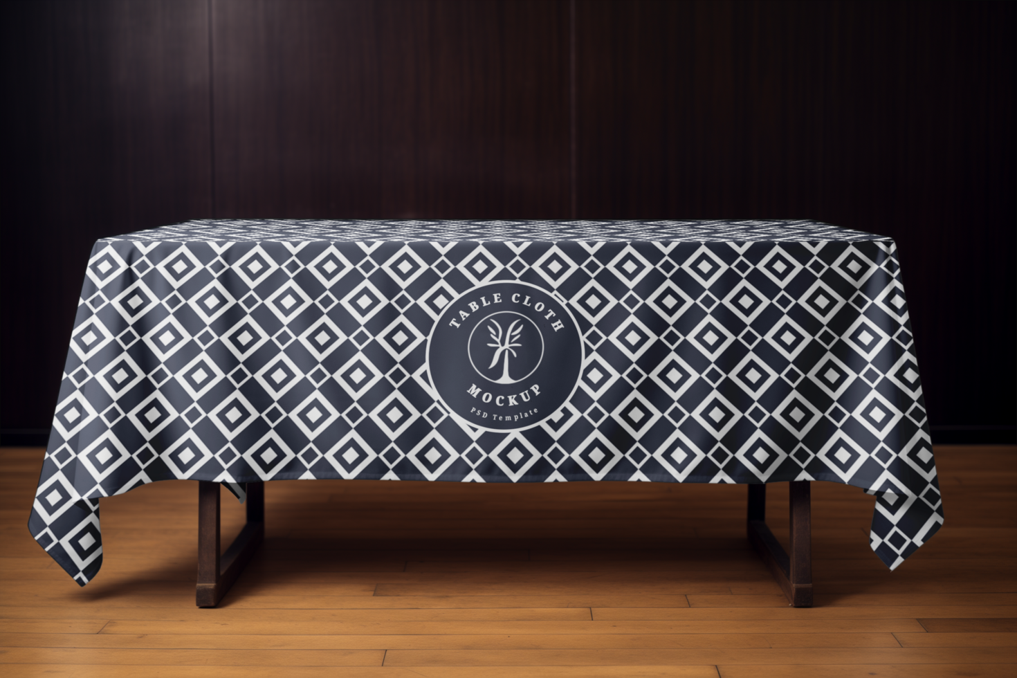 Table Cloth Mockup psd
