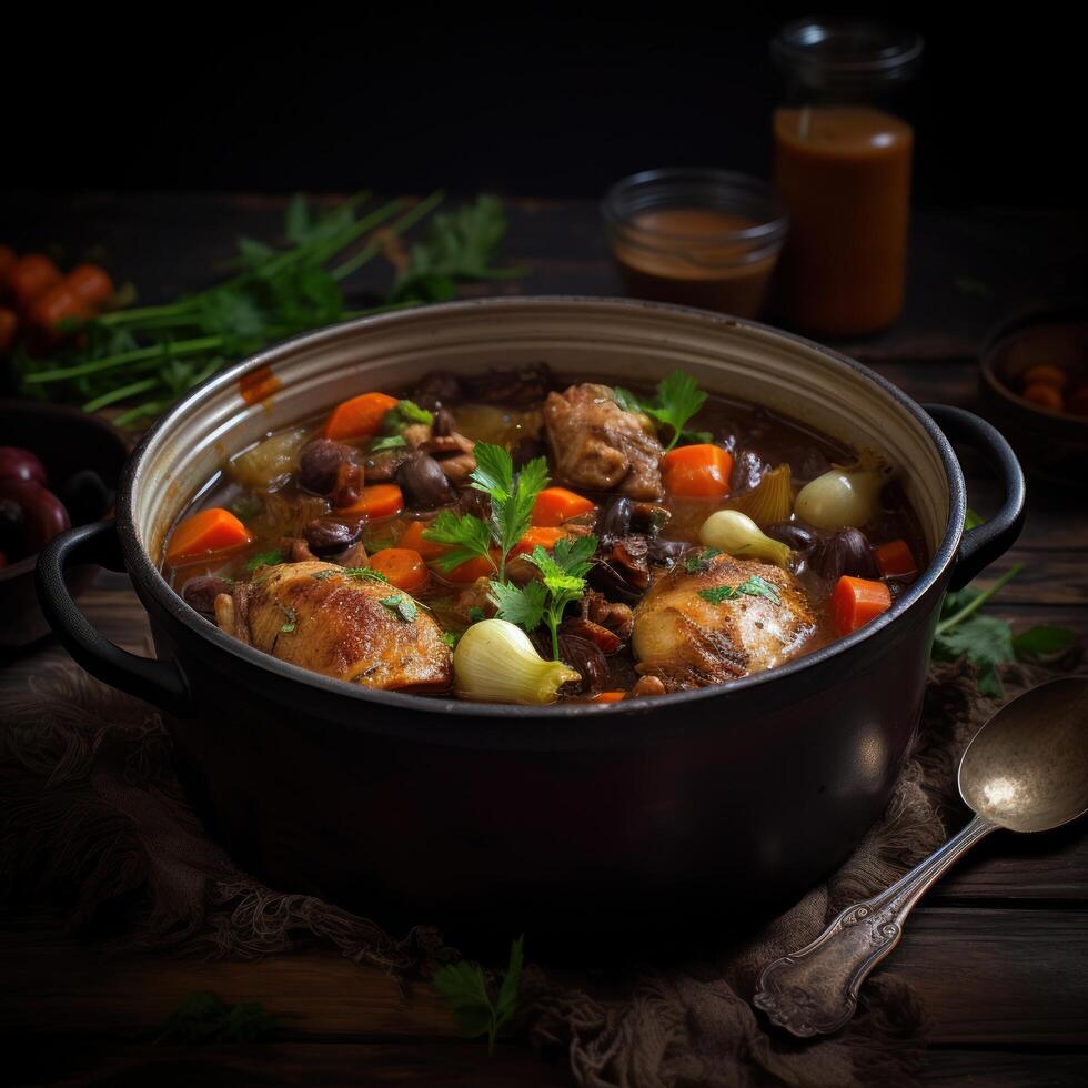 Hearty Chicken Stew with Vegetables photo