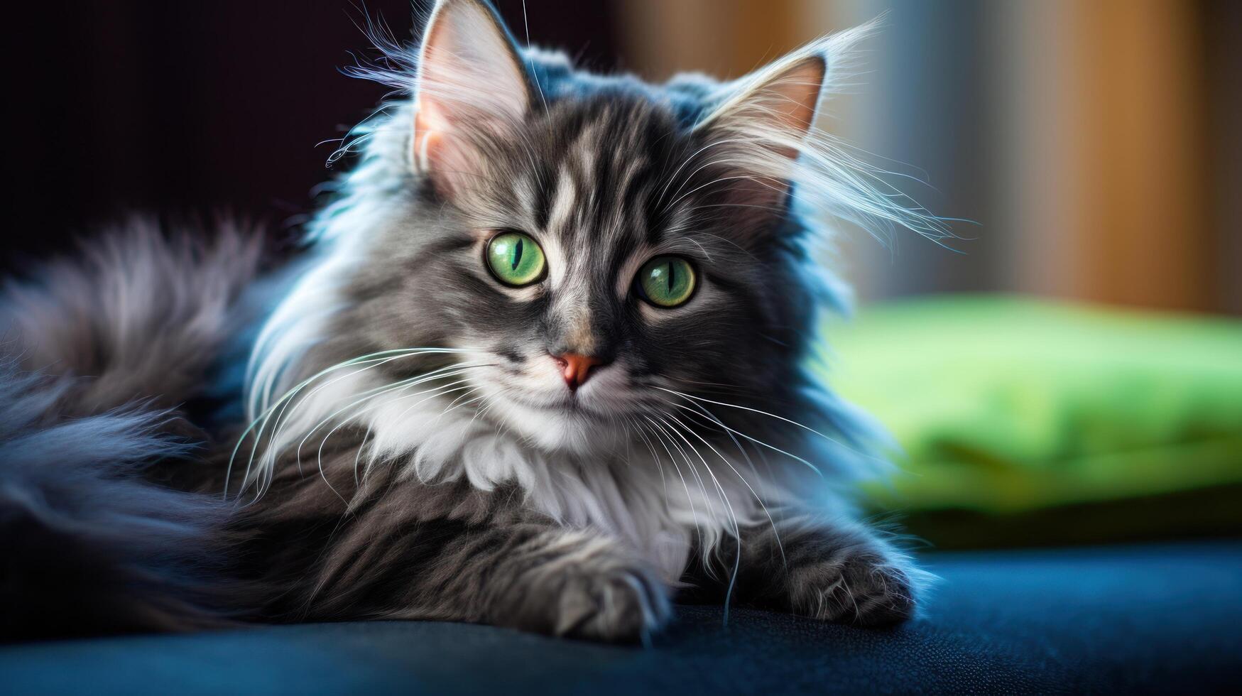 Captivating Feline Gaze photo