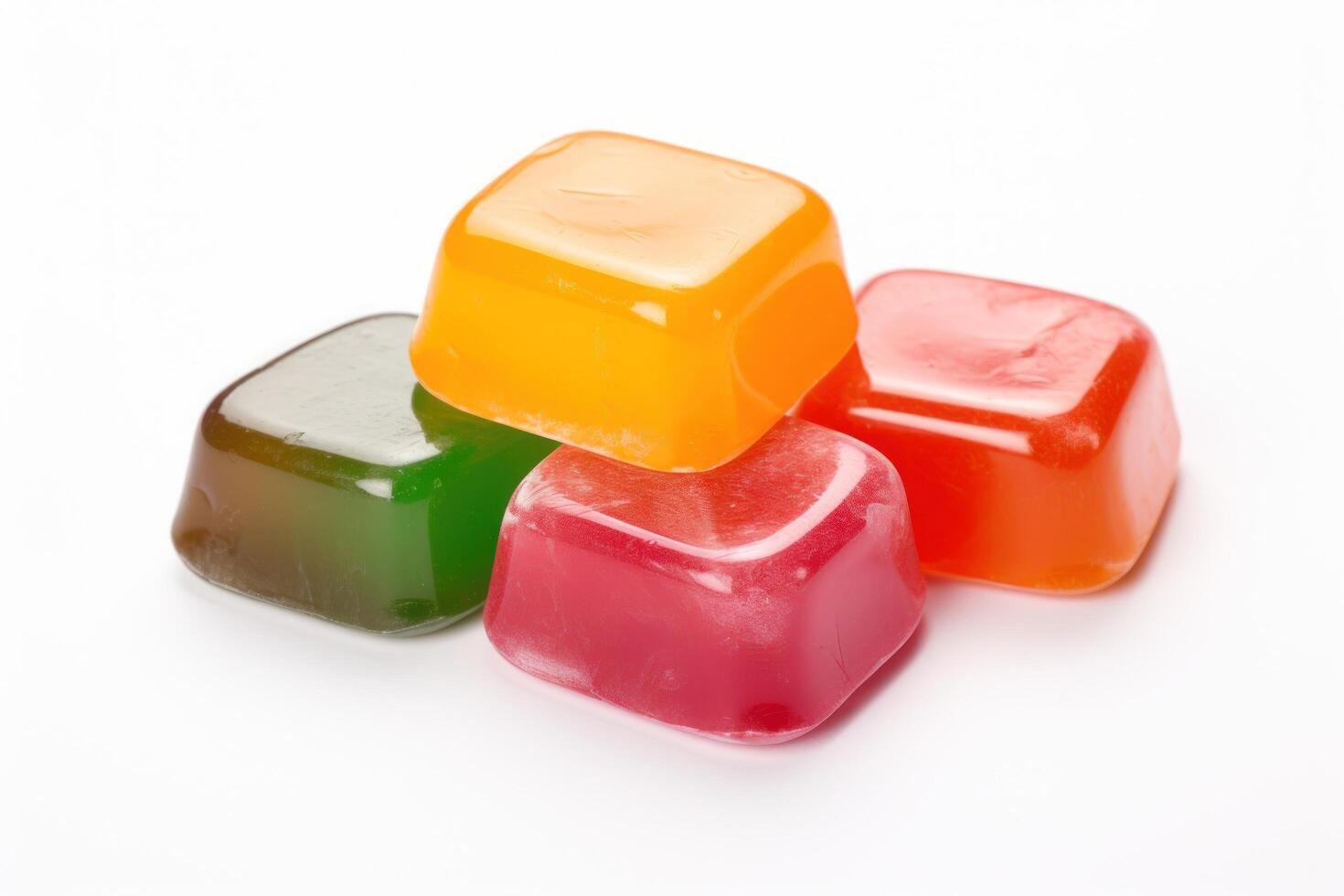 Colorful jelly candies photo