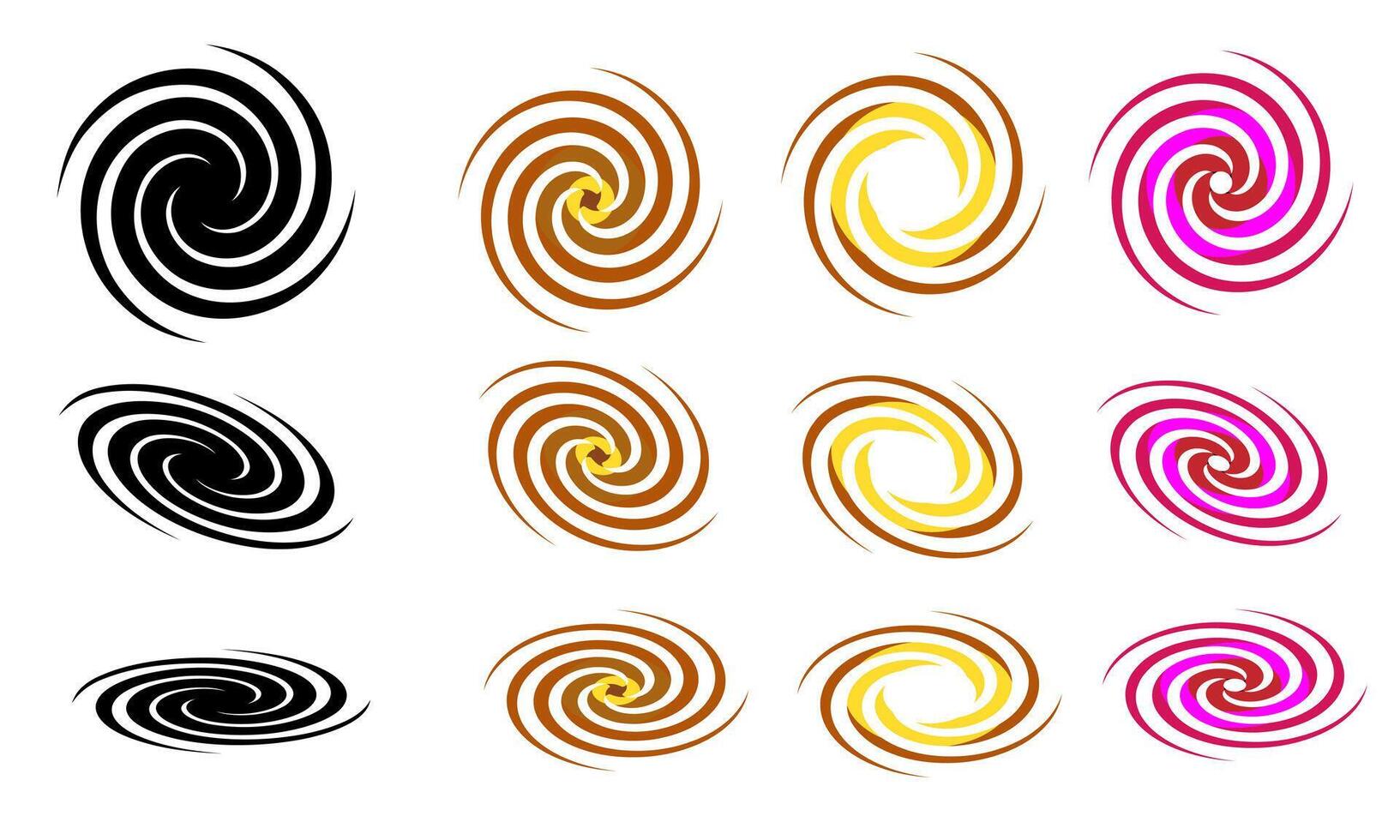 Kinetic abstract geometric illustration vector