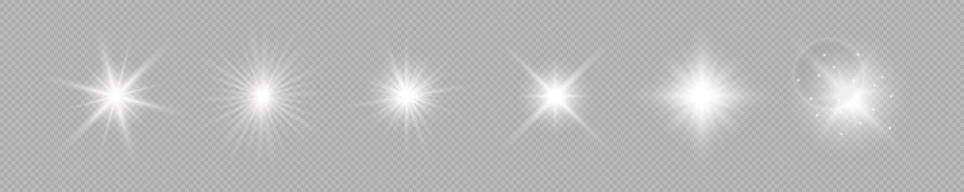 Light effect of lens flares vector