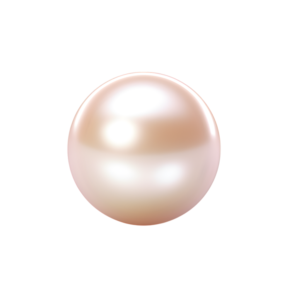 Lustrous Pearl with Smooth Iridescent Finish png