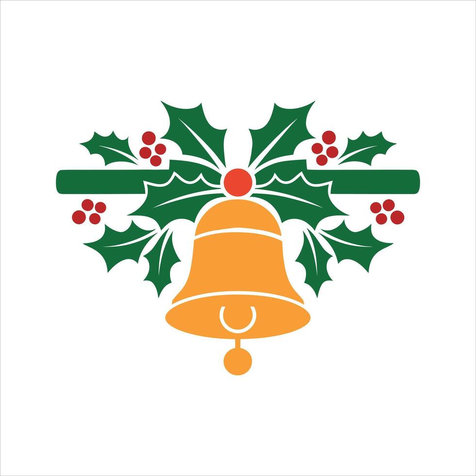 Christmas Bell Silhouette for Holiday Designs, Christmas Bell , Christmas Bell silhouette, Christmas Bell icon. vector