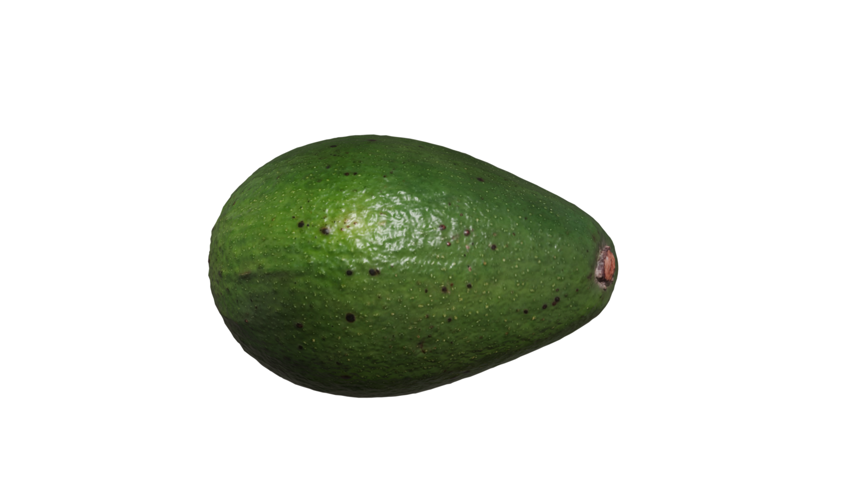 Avocado 3d model png