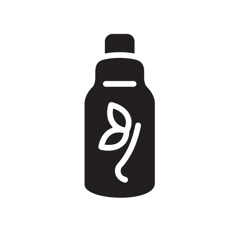 freshener Glyph Icon White Background vector