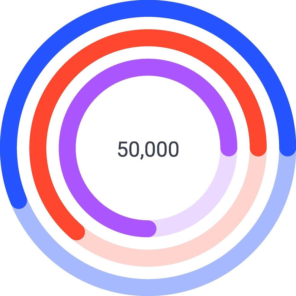 Colorful circular diagrams are showing statistics, business data, and other information in a visually appealing way, making it easier to understand complex data sets vector