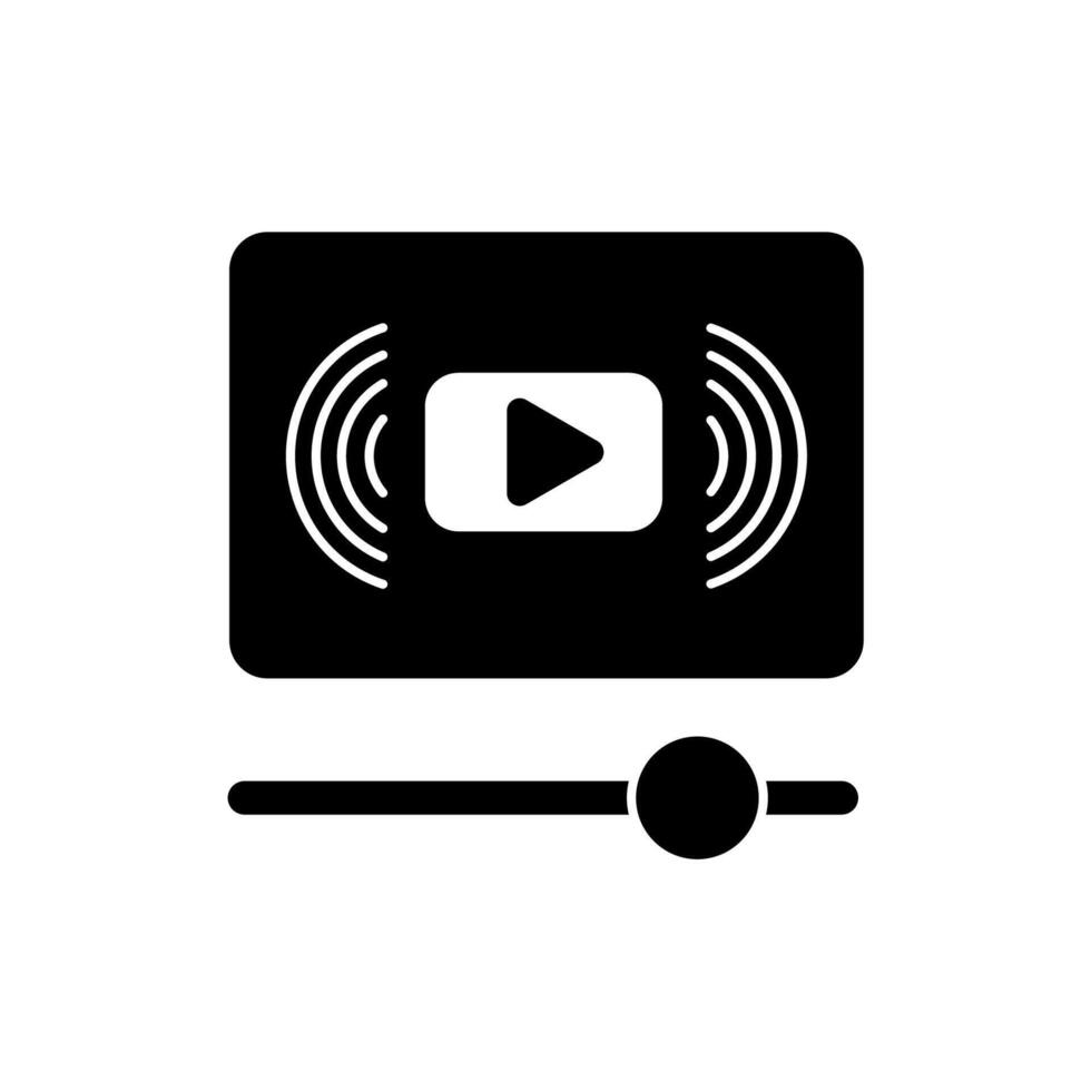 streaming concept line icon. Simple element illustration. streaming concept outline symbol design. vector
