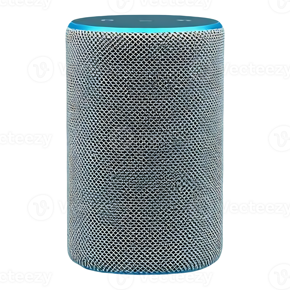 Amazon echo dot with blue light png