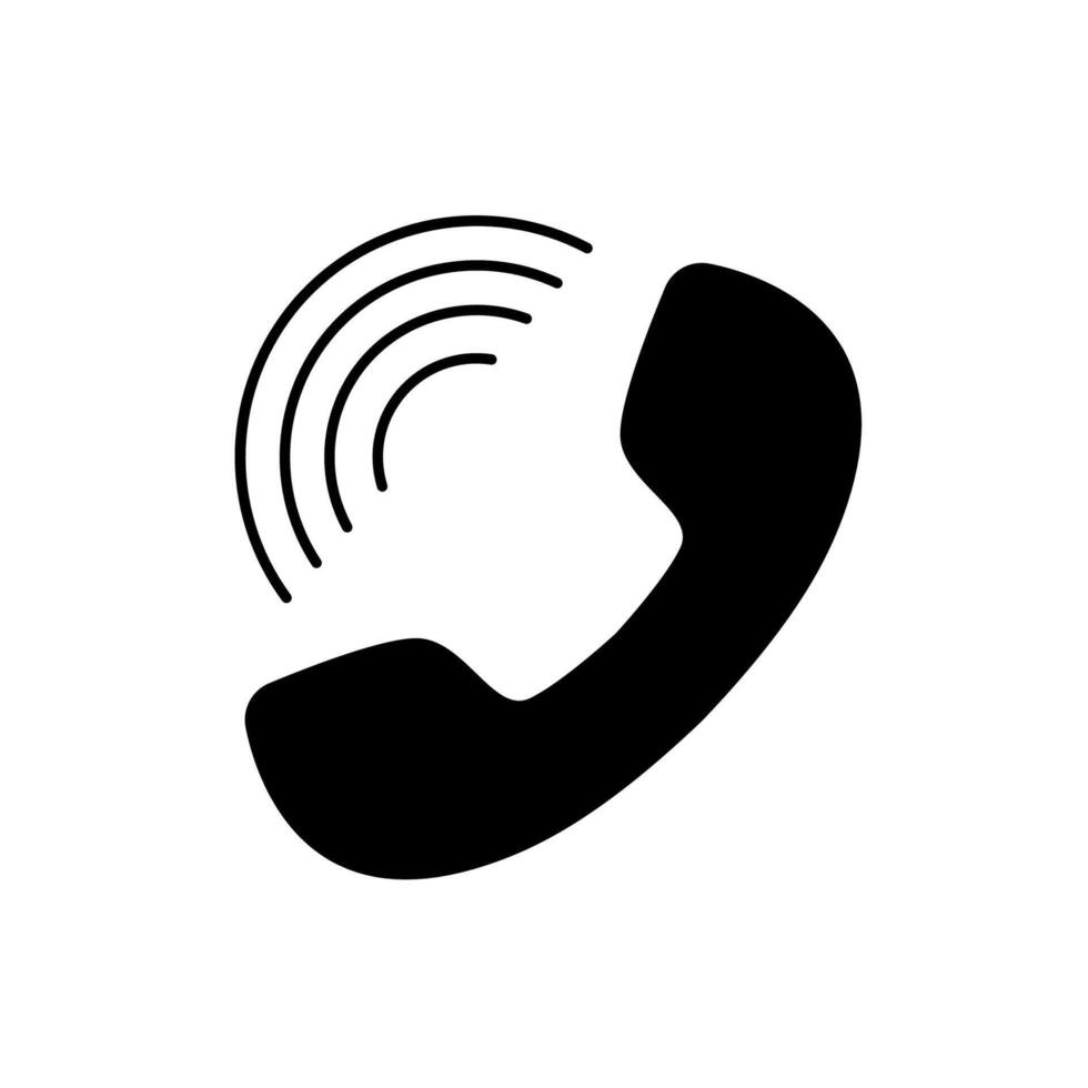 phone call concept line icon. Simple element illustration. phone call concept outline symbol design. vector