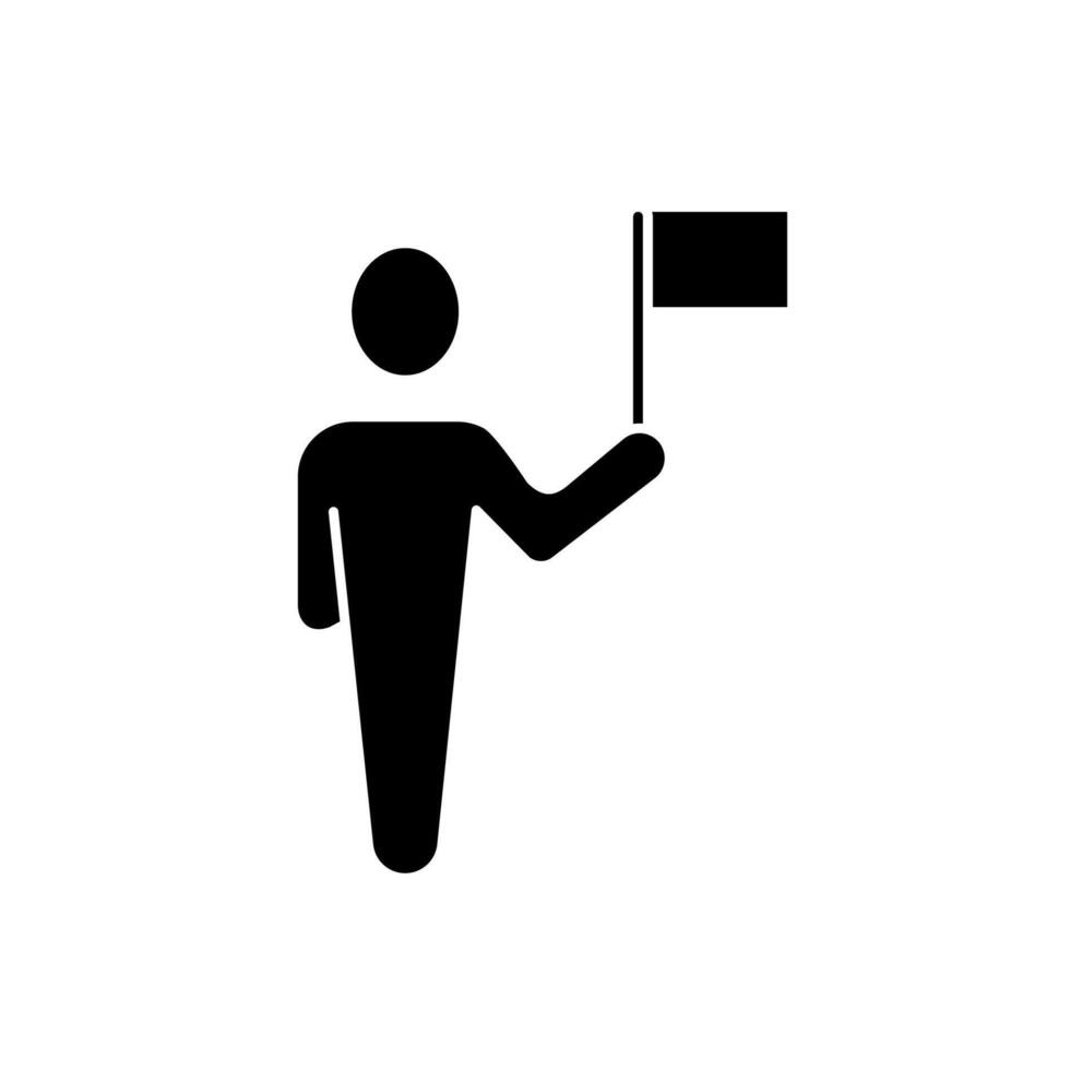 leadership concept line icon. Simple element illustration. leadership concept outline symbol design. vector