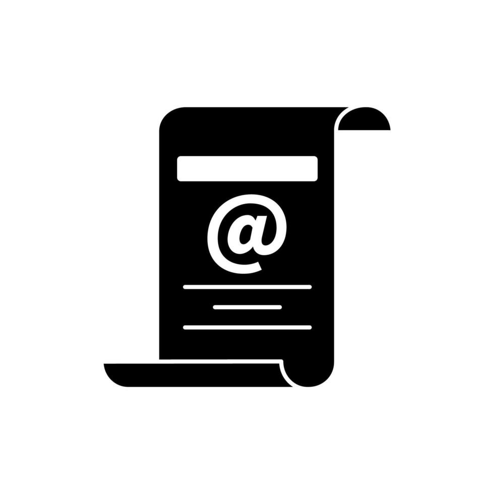 newsletter concept line icon. Simple element illustration. newsletter concept outline symbol design. vector