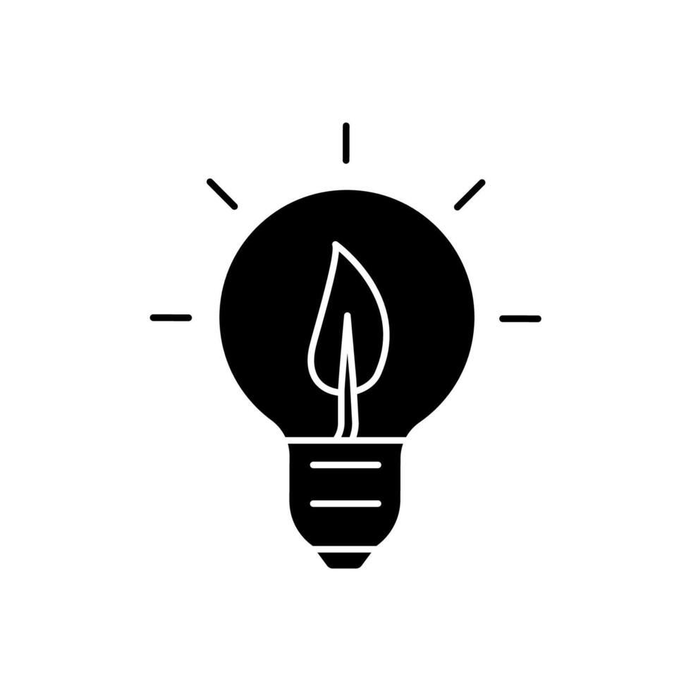 green electricity concept line icon. Simple element illustration. green electricity concept outline symbol design. vector