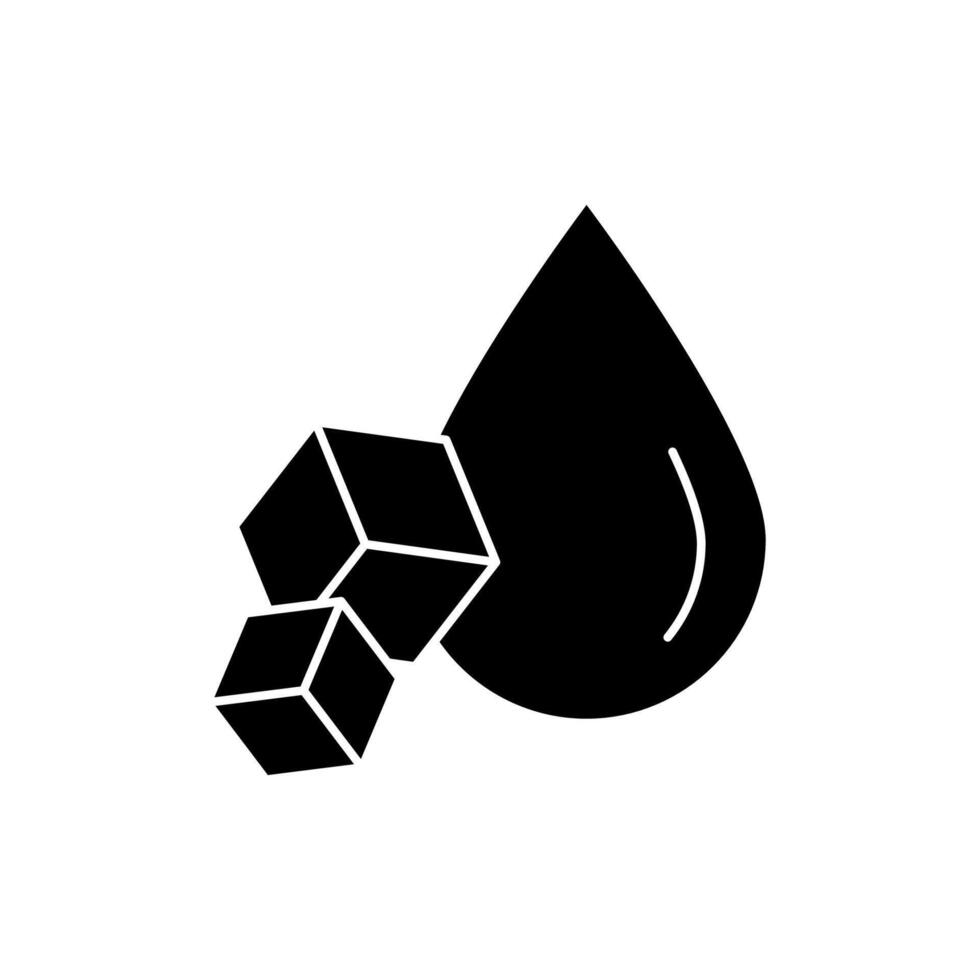 blood sugar concept line icon. Simple element illustration. blood sugar concept outline symbol design. vector