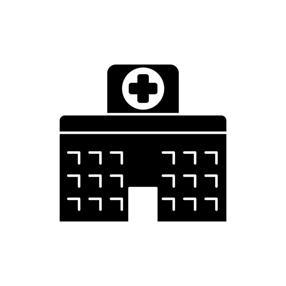 hospital concept line icon. Simple element illustration. hospital concept outline symbol design. vector