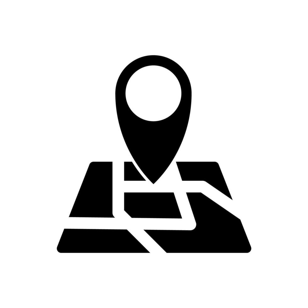 address concept line icon. Simple element illustration. address concept outline symbol design. vector