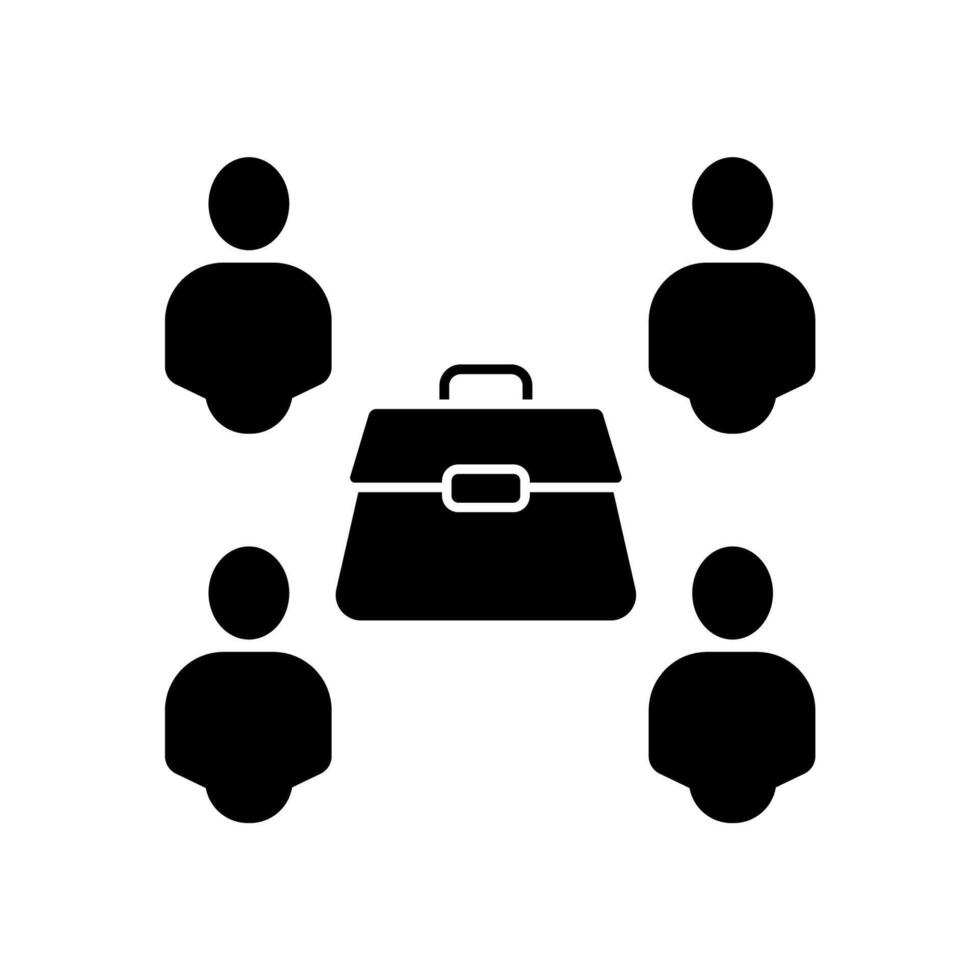co worker concept line icon. Simple element illustration. co worker concept outline symbol design. vector