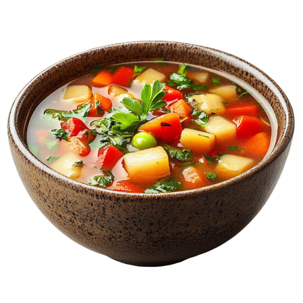 Bowl of Hearty Vegetable Stew png