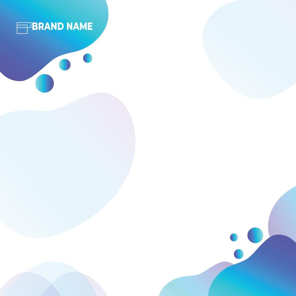 Abstract gradient background social media post design vector