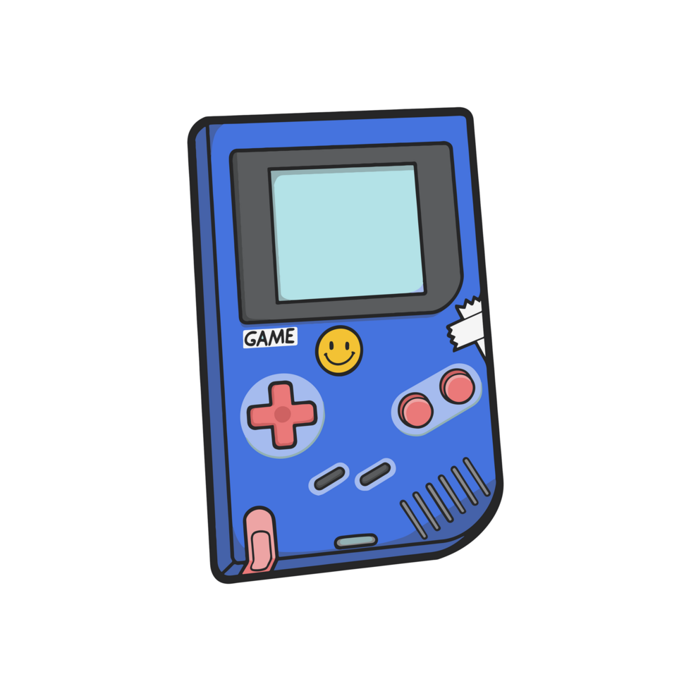 Gameboy Handheld Game Console Sticker Transparent Illustration png