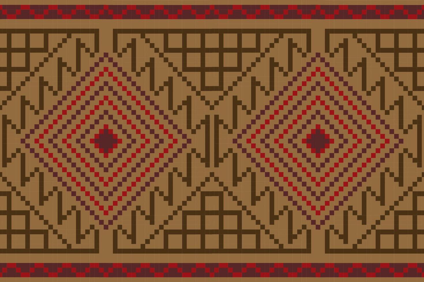 North African styled illustration seamless pattern for background, wallpaper, carpet, clothing, decoration, print vector