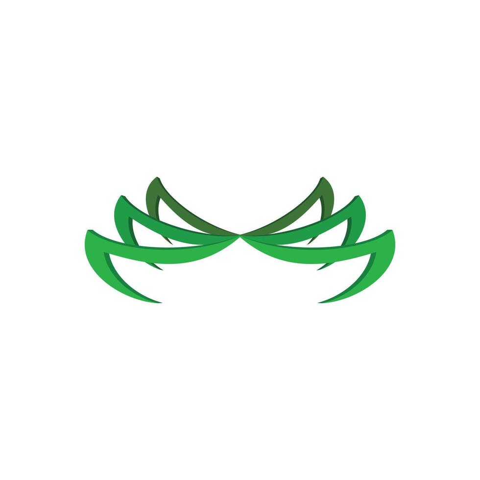 Green leaf ecology nature element icon. Green leaf ecology symbol. Design elements illustration logo with nature theme. Eps 10 flat format. design elements with a logo nature theme vector