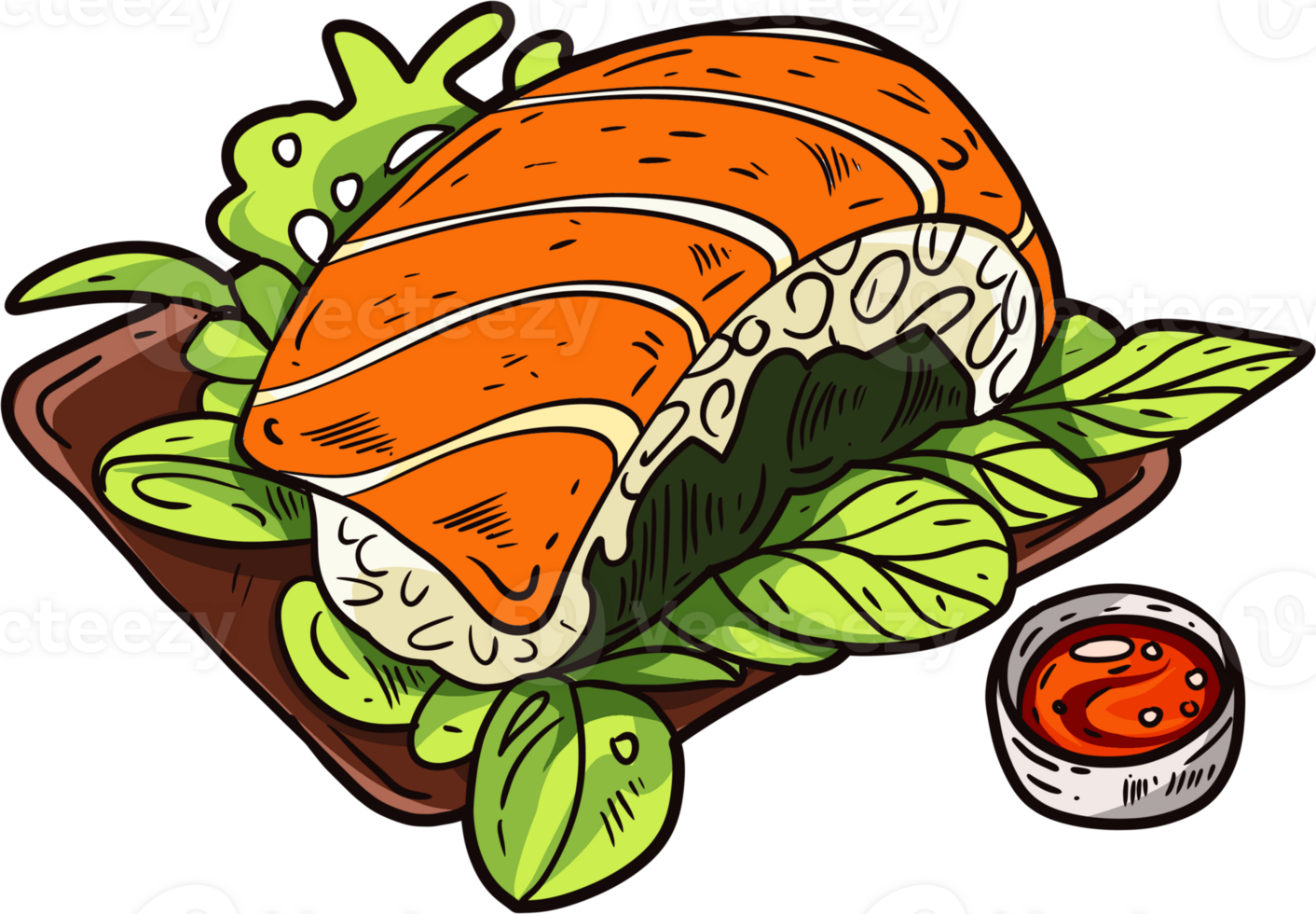 the beautiful sushi png