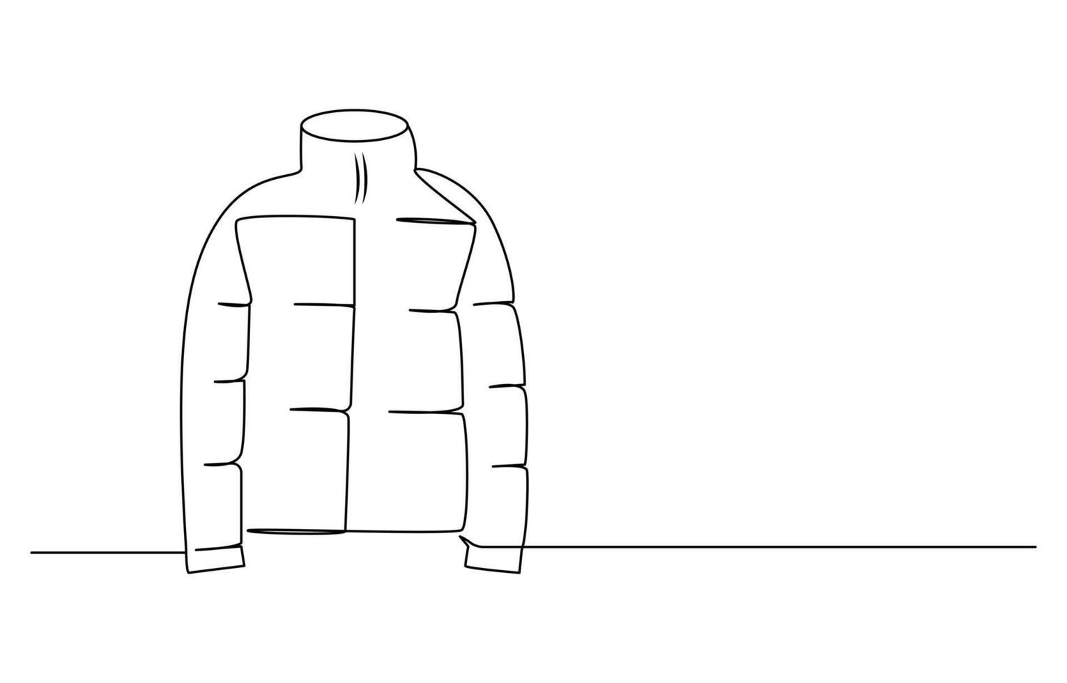 Winter one-line drawing vector