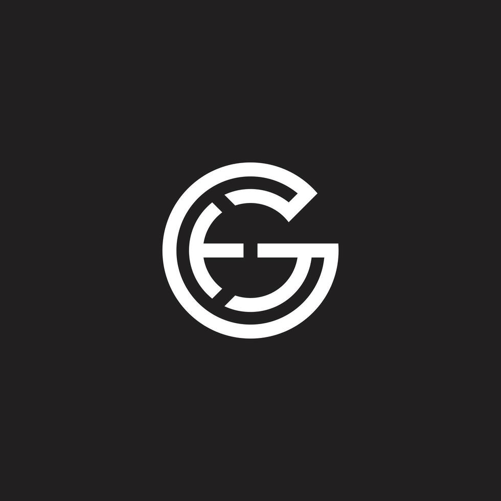Abstract GT, TG, G, T Letters Logo Initial Based Monogram Icon . vector