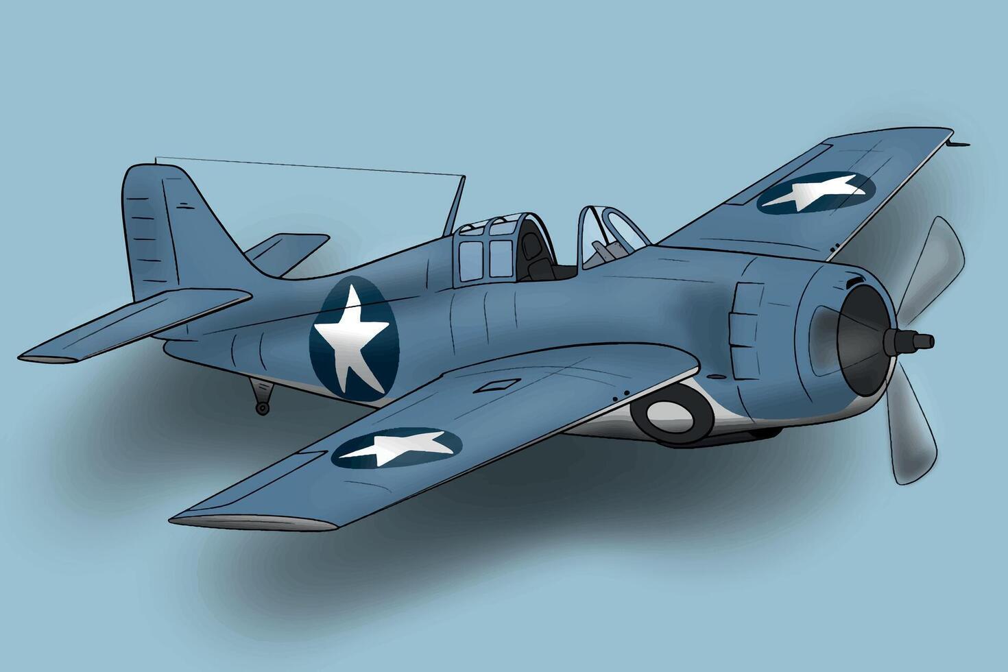 ww2 plane paint vector