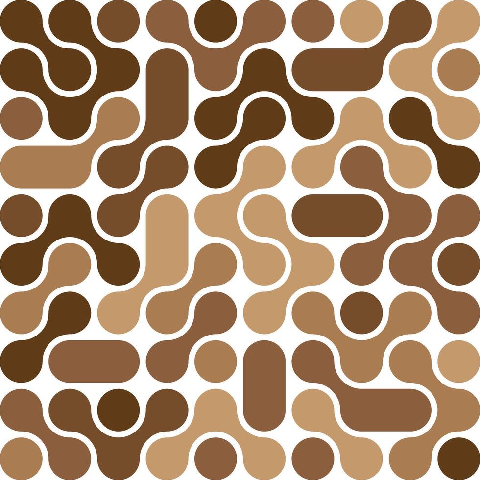 Abstract Geometric Pattern Artwork. Retro colors, Liquid silhouette drop in modern style. vector