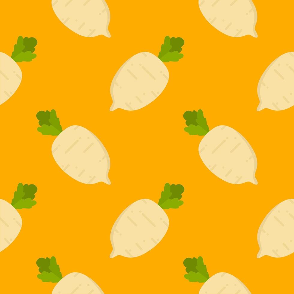 Radish pattern design or background vector