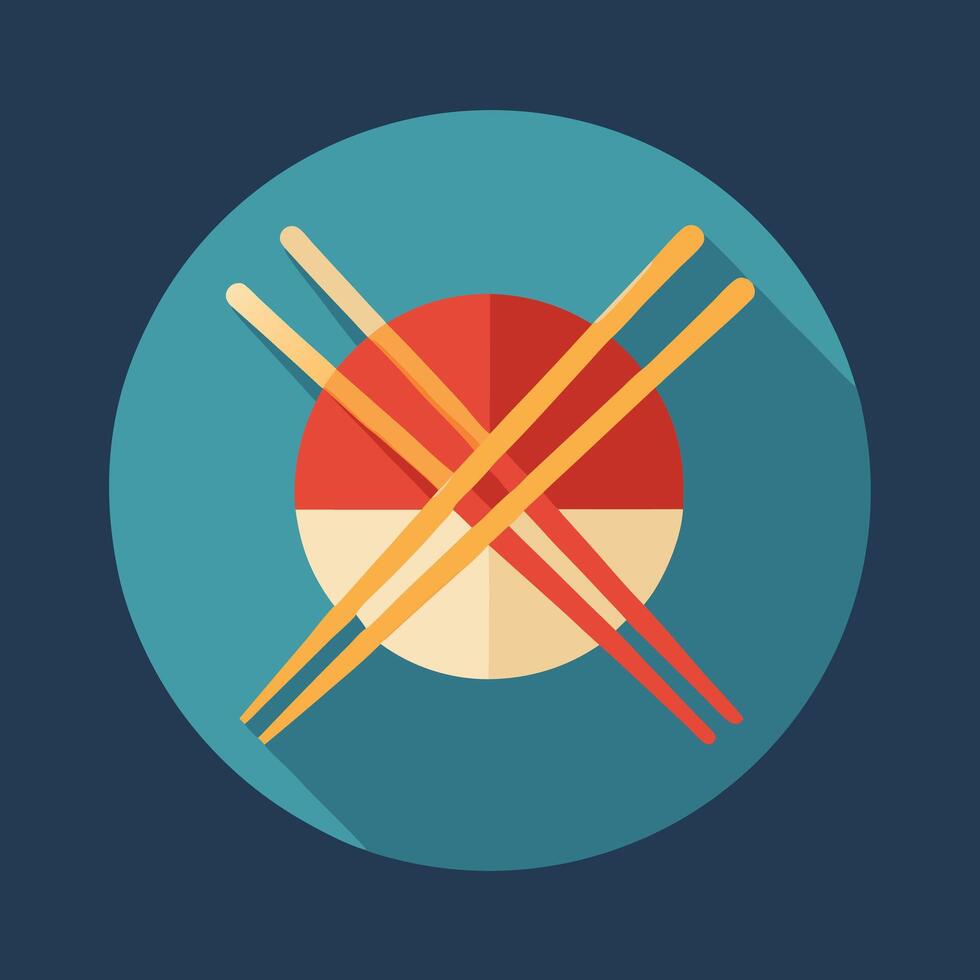 Hand Holding Chopsticks icon vector