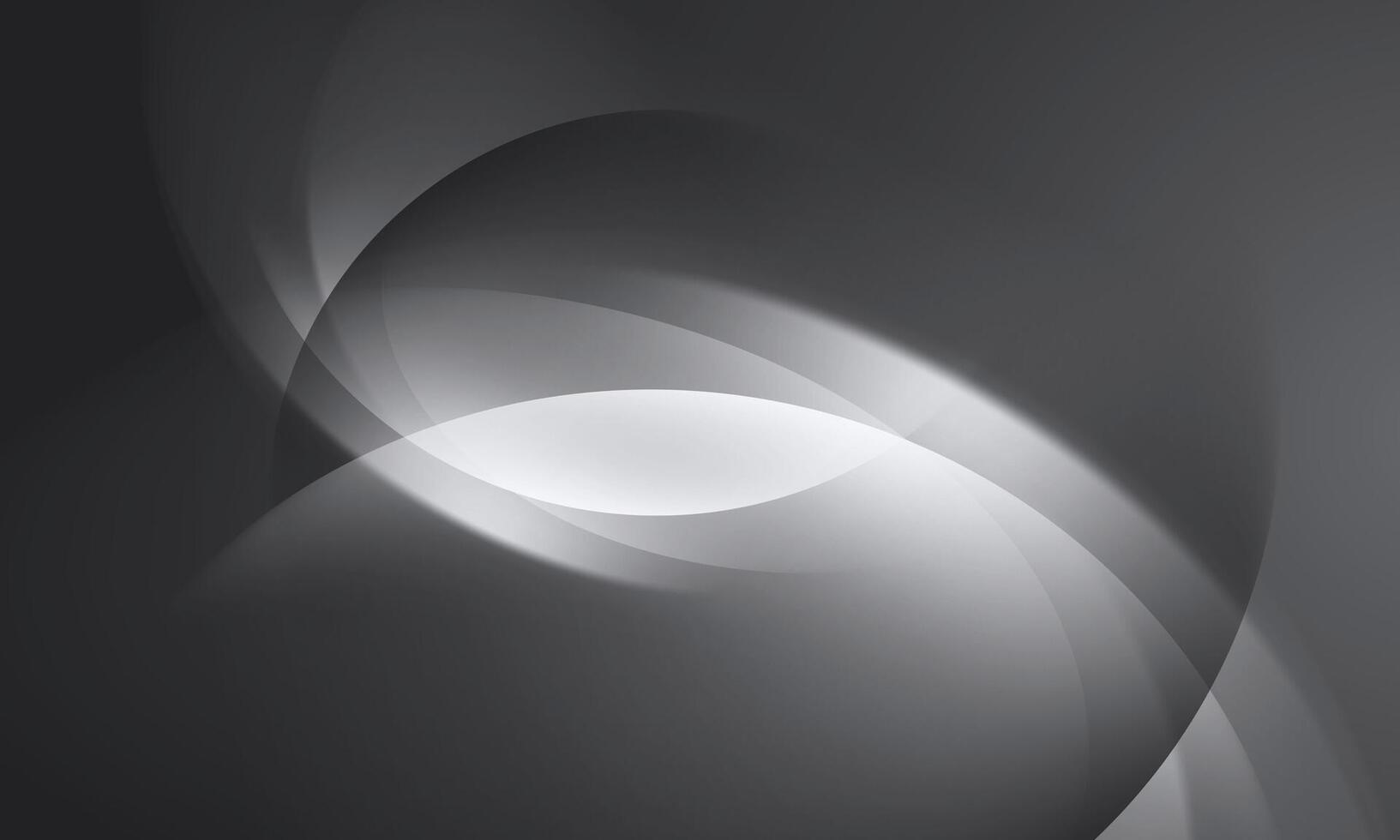 Abstract grey color background. Dynamic shapes composition. smooth curve. vector