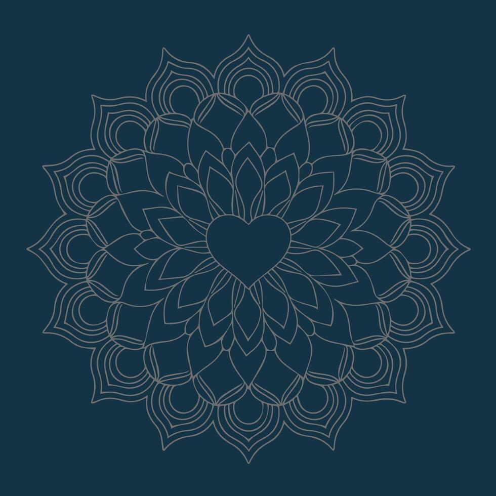 a heart with a heart on it. vector