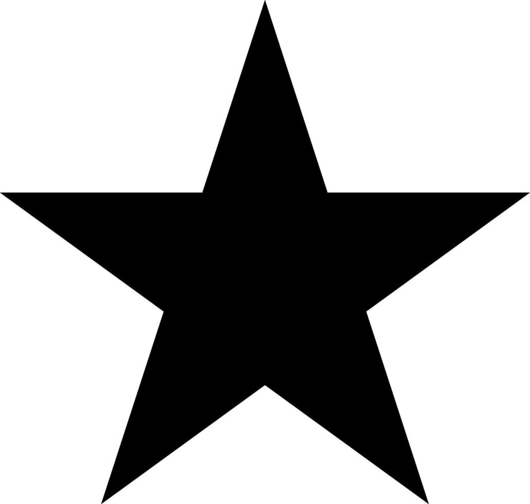 a black star on a white background vector