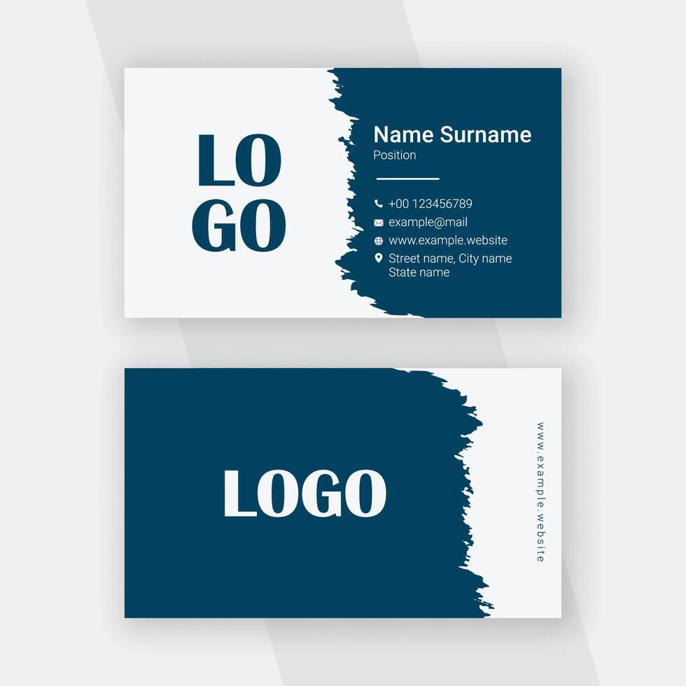 Business card template vector