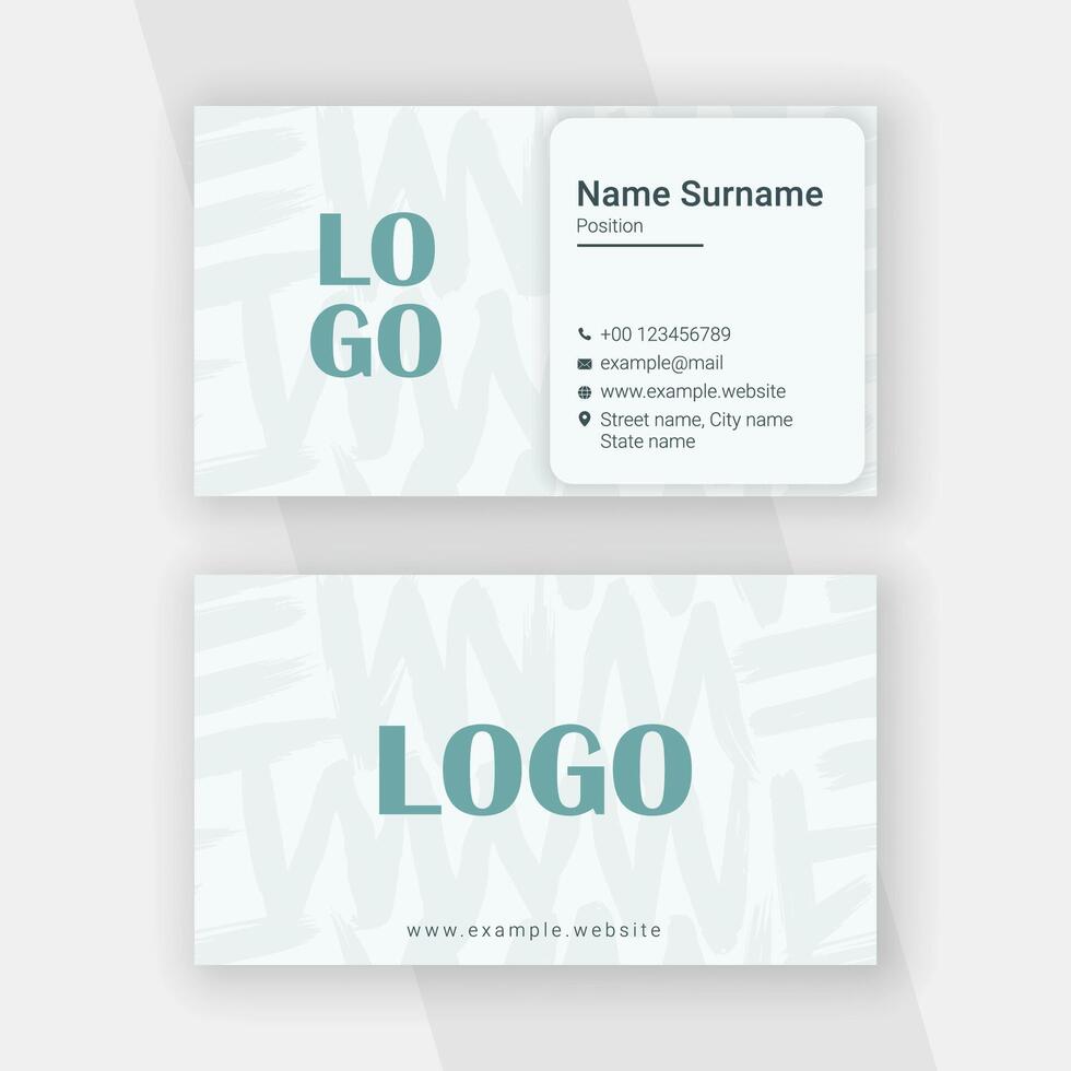 Business card design vector