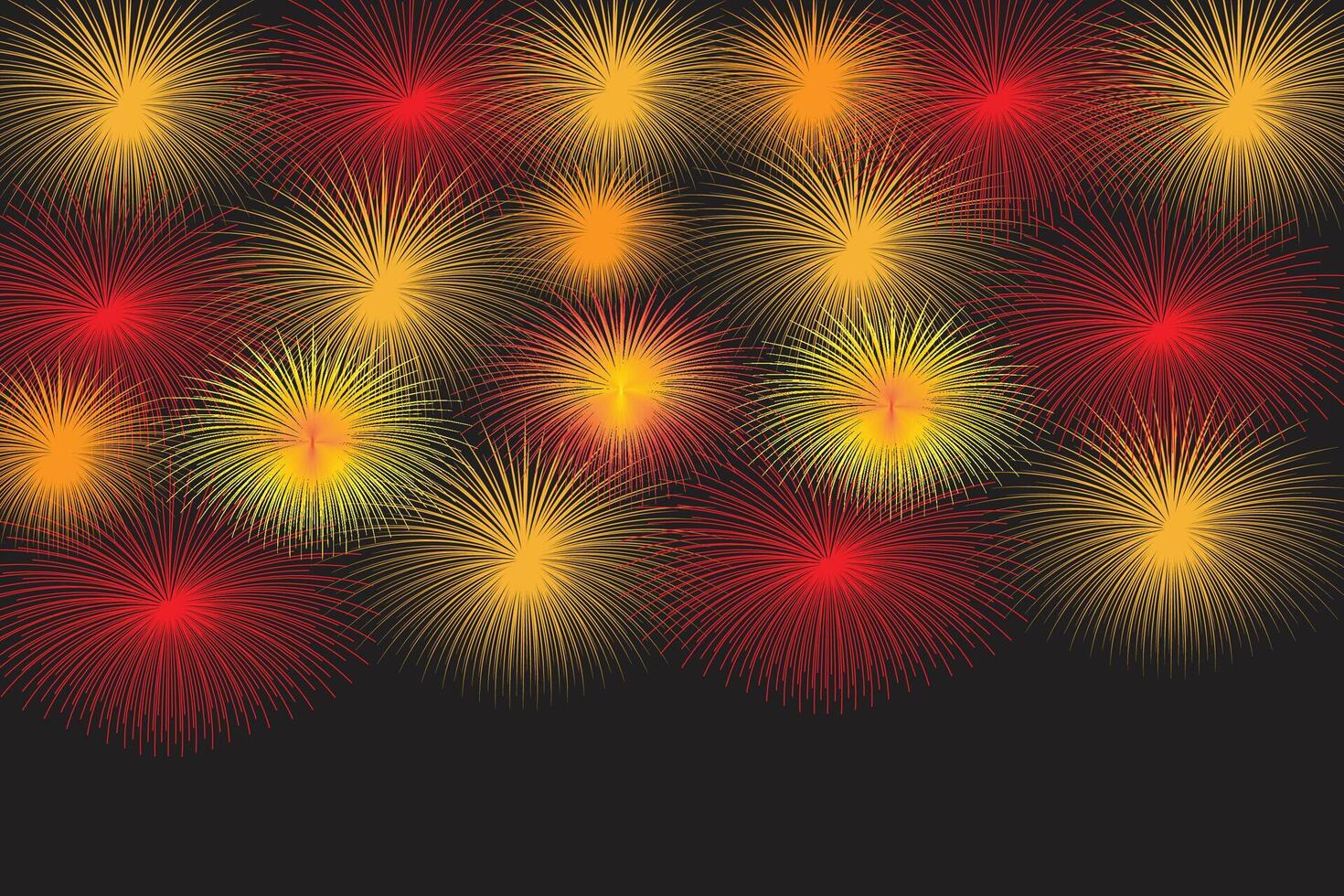 Background Firework design vector