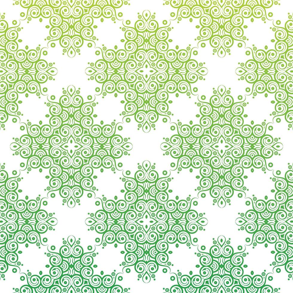 Green abstract geometric pattern design vector