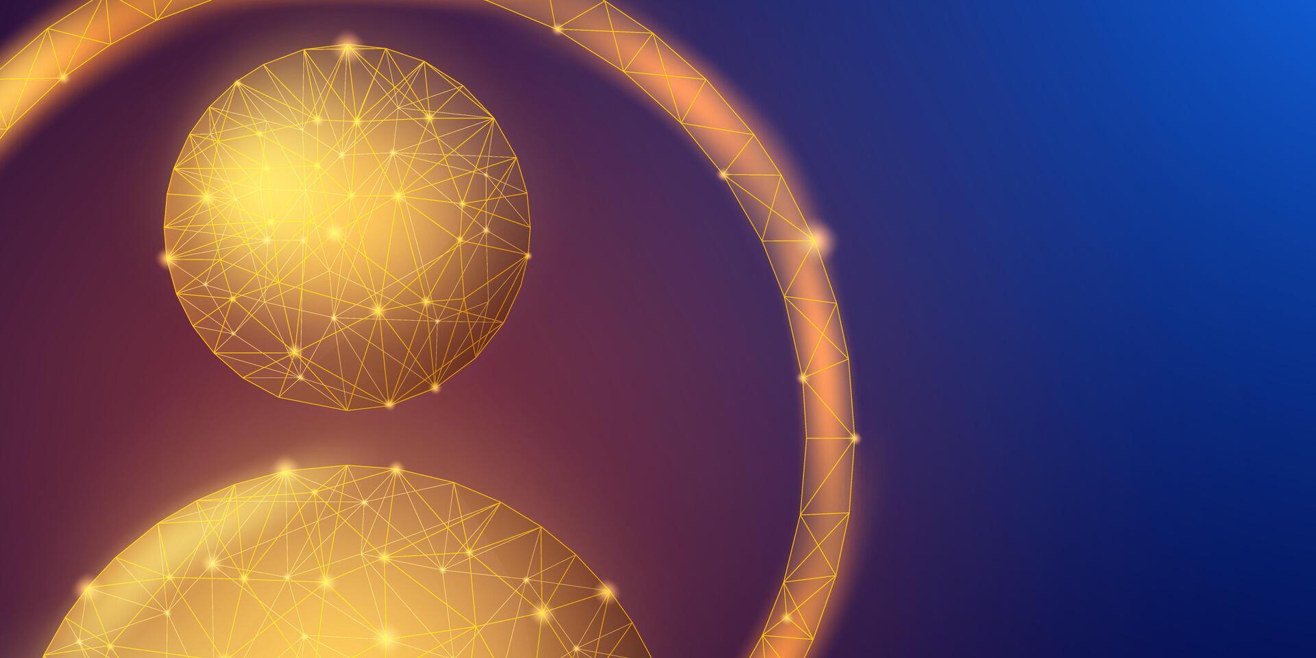 abstract user profile in futuristic digital low poly style suitable for illustrations of homepages, landing pages, presentations, user profiles, team connections, customer data, and business networks. vector