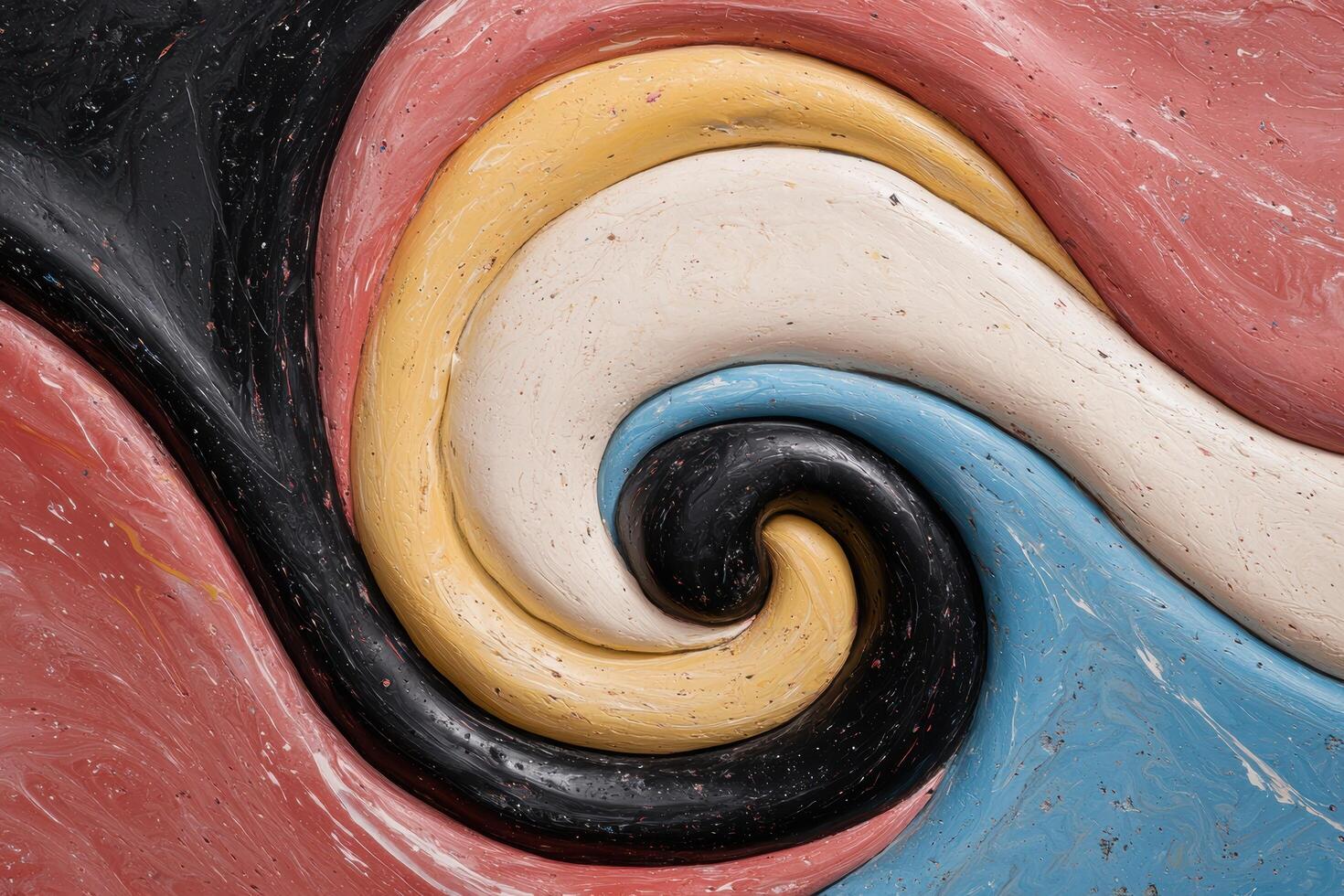 Abstract swirling colors and shapes photo