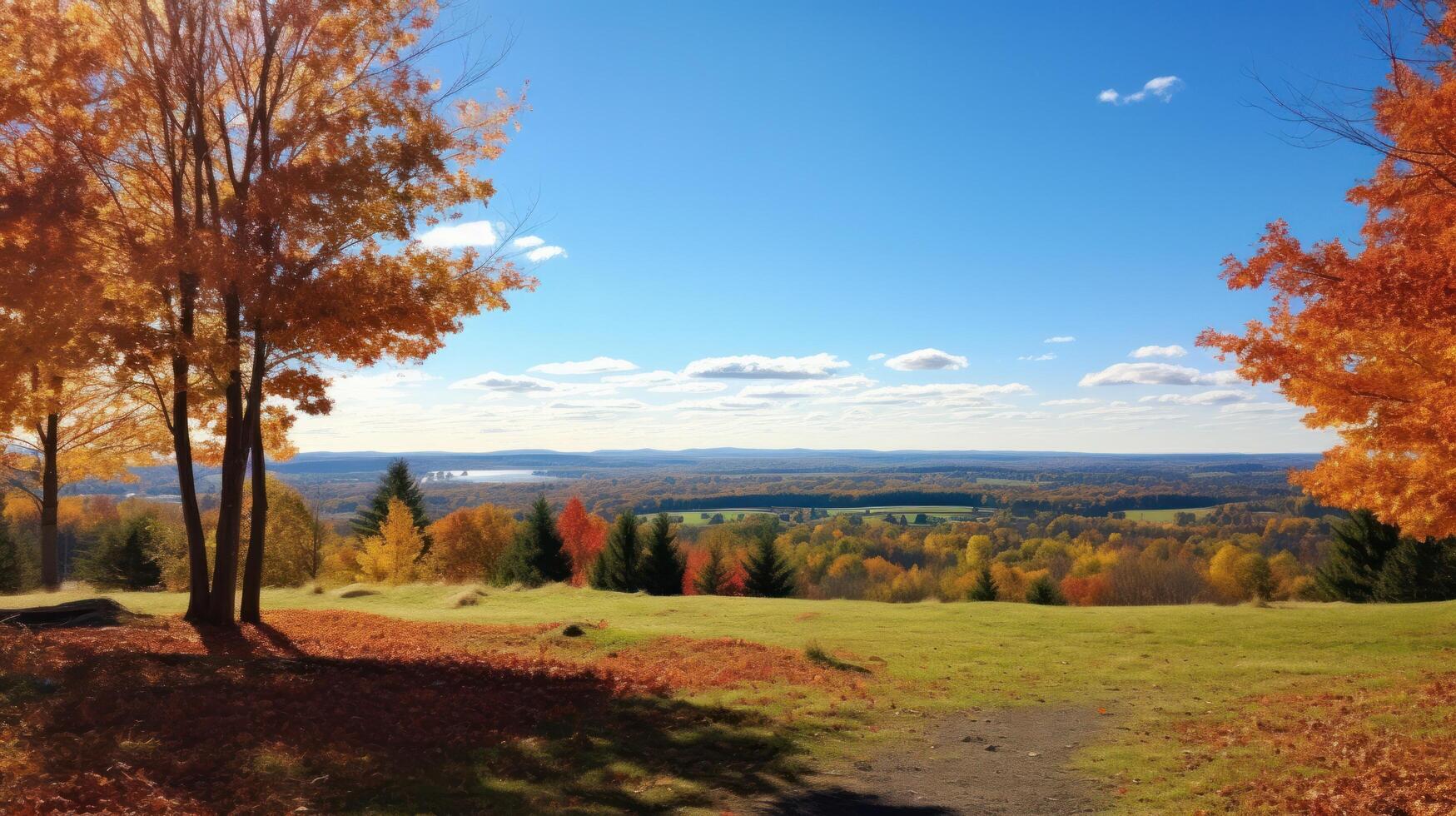 Breathtaking Autumn Landscape photo